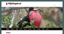 Desktop Screenshot of mijnvogels.nl